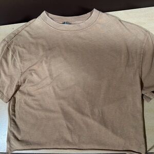 wild fable Cropped Tee in Light Brown